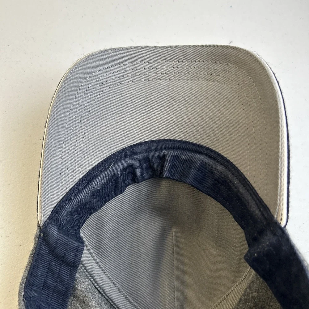 Tommy Hilfiger Adj  Baseball Cap‎ Hat Wool/Acrylic Gray Black OS